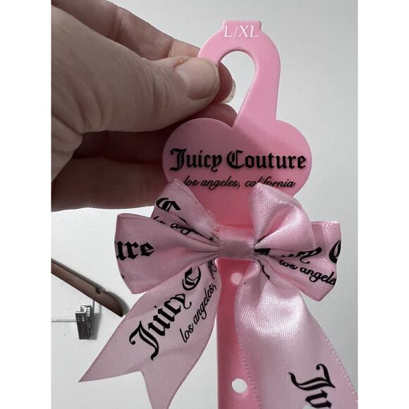 Juicy Couture Black Belt Gold Heart Buckle L/XL‎ NWT Bling Y2K Style Rhinestones main image 6